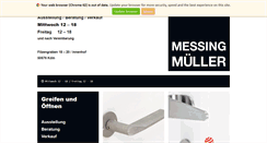 Desktop Screenshot of messing-mueller.de