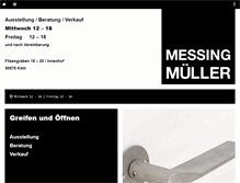 Tablet Screenshot of messing-mueller.de